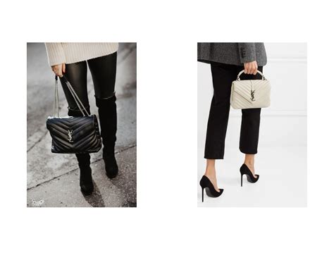 ysl college bag leather|YSL college bag vs loulou.